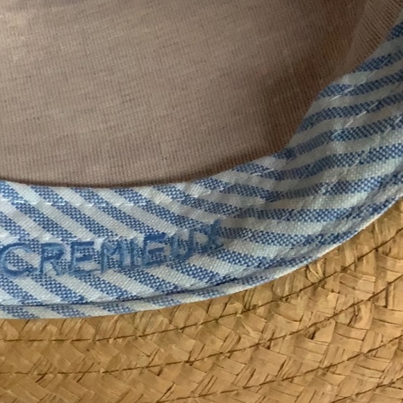 🌺sold CREMIEUX Solid Straw Fedora - Picture 3 of 5